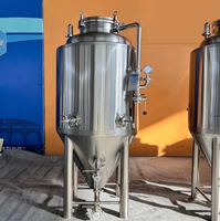 Fermenteur à bière à fond conique en acier inoxydable Deyi 304/316/316L