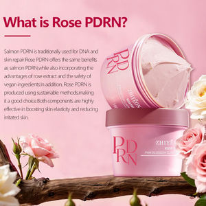 Masker Wajah tanah liat mawar merah muda Salmon PDRN organik Logo kustom Label pribadi untuk hidrasi Kulit Sensitif & ukuran sampel cahaya - Product Image 3