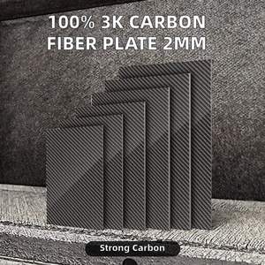 Placa de Fibra de Carbono SHENYU 3K, Mecanizada por CNC Personalizada, Mate/Brillante, para Drones y Uso Industrial - Product Image 2