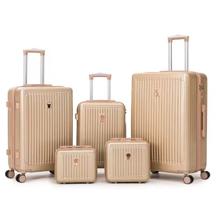 Precio <span class=keywords><strong>de</strong></span> fábrica Ligero ABS <span class=keywords><strong>PC</strong></span> Trolley Maleta <span class=keywords><strong>de</strong></span> mano Juego <span class=keywords><strong>de</strong></span> viaje 5 piezas con ruedas giratorias Estilo <span class=keywords><strong>de</strong></span> negocios simple - Product Image 3