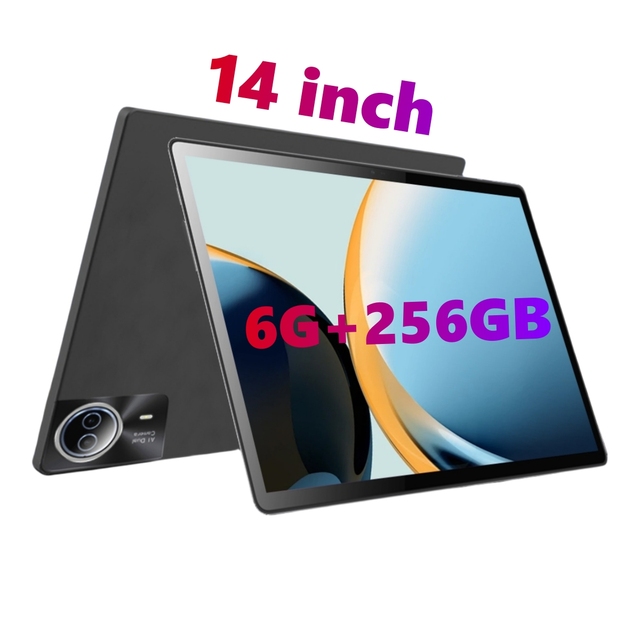 Big Screen Dual Sim Cards 14 Inch 6G+256GB Android 13.0 Tablet Pc 4G Drop Resistance Office Meeting Tablet