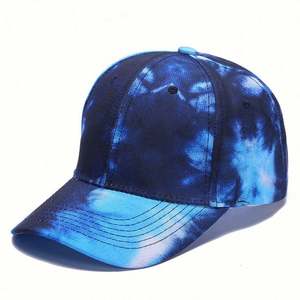 Casquette de baseball en jean hip-hop d'été avec broderie 3D et fermeture à boucle métallique, motif tie-dye, unisexe, pour usage extérieur - Product Image 2