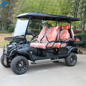 4 Wheels Battery Powered Electric Sightseeing <b>Mini</b> Golf Cart 6 Seats 48V 72V 4kw - Product Image 3