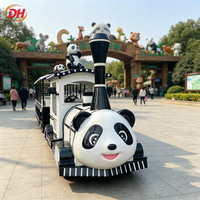 Train touristique miniature économique sans rails, personnalisable OEM/ODM, pour équipement de divertissement familial dans les parcs et aires de jeux