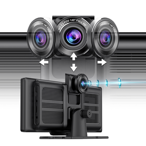 Portable sans fil <span class=keywords><strong>Apple</strong></span> CarPlay autoradio 10.26 "Carplay écran Android Auto GPS Navigation 4K Dash Cam enregistreur - Product Image 4