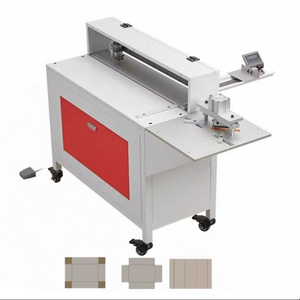 Machine à rainurer pneumatique avec affichage numérique pour l'échantillonnage de boîtes rigides en carton - Product Image 4