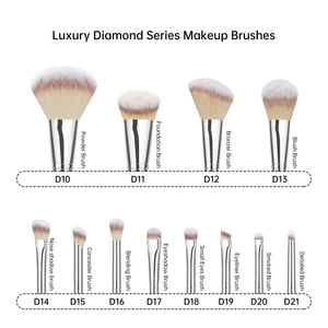 Hmu <span class=keywords><strong>Make</strong></span> Up Bàn Chải <span class=keywords><strong>Kit</strong></span> <span class=keywords><strong>12Pcs</strong></span> Chuyên Nghiệp Mới Trang Điểm Bàn Chải Thiết Lập Chất Lượng Cao Thạch Kim Cương Xử Lý Trang Điểm Bàn Chải Thiết Lập - Product Image 2