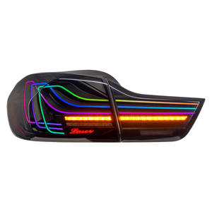 Pour <span class=keywords><strong>BMW</strong></span> Série 4 M4 F82 F83 F32 F33 F36 2013-2021 Voiture Modifié LED <span class=keywords><strong>Feux</strong></span> Arrière Rouge Clair Feu Arrière 12V Tension Nouvel État Utilisé - Product Image 1