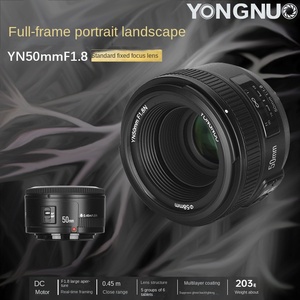 Objectif YONGNUO 50mm F1.8 à grande ouverture et mise au point fixe automatique, compatible avec les montures Canon EF - Product Image 5