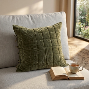 Housse de <span class=keywords><strong>coussin</strong></span> en velours de coton pour canapé, <span class=keywords><strong>coussin</strong></span> décoratif, prix d'usine, vente en gros, directement de la manufacture - Product Image 1