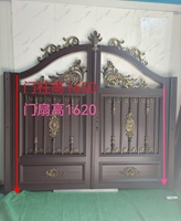 Weifang Yuerui elektrische aluminiumlegering poedercoating roestvrij waterdicht aanpasbare afmetingen schuifbare vouwbare toegangspoort