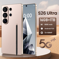 Teléfono Inteligente Android 15, 16GB+1TB, Desbloqueado, Procesador Deca Core, Red 5G, Pantalla Completa de 7.3 Pulgadas, para S26Ultra