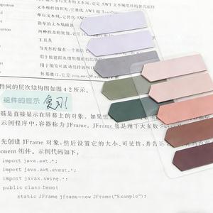 100 feuilles de notes autocollantes en PET avec index de couleur et flèches indicatrices pour la prise de notes des étudiants et l'utilisation au bureau - Product Image 3