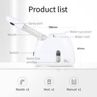Vaporizador Facial Eléctrico de Mano con Pulverizador de Agua Caliente y Tecnología Nano Iónica para el Hogar, Precio de Fábrica al por Mayor