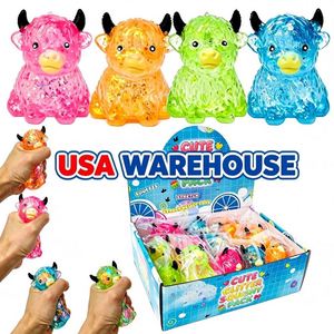 Jouet Squishy Vache des Highlands Scintillant Rempli de Maltose à Remontée Lente Anti-Stress Sensoriel Lot de 12 en Gros Entrepôt USA - Product Image 3