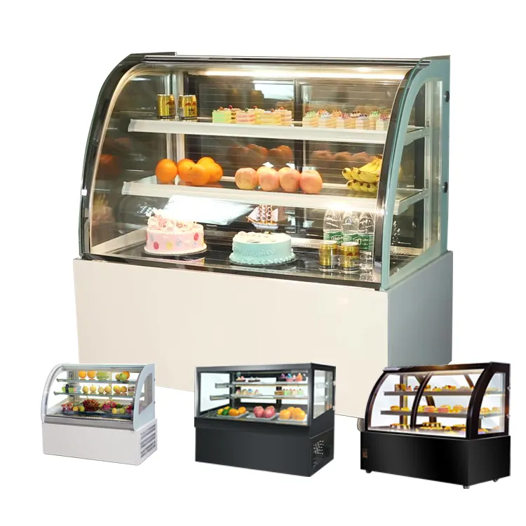 Mini Bolo Showcase display cake Display balcão Frigorífico Refrigerado Vitrine Refrigerada