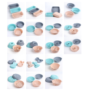 Moule à gâteau en silicone transfrontalier, qualité alimentaire, résistant aux hautes températures, compatible four, ustensile ménager, moule unique - Product Image 1