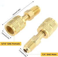 Adaptateur de raccord rapide en cuivre durable R410A, 600 PSI, pour système mini-split et outils de réfrigération
