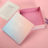 Rosa Romantische Schokoladengeschenkbox mit Anpassbarem Musterdesign Geeignet für Paare Geburtstagsgeschenke