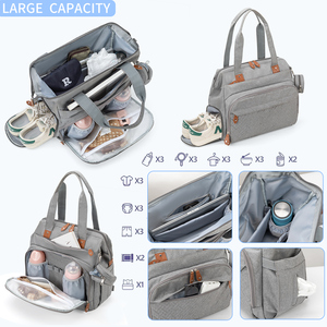 Sacs à <span class=keywords><strong>langer</strong></span> multifonctionnels pour mamans, vente en gros d'usine BSCI, sacs à <span class=keywords><strong>dos</strong></span> de maternité, sacs de voyage avec matelas à <span class=keywords><strong>langer</strong></span> - Product Image 5