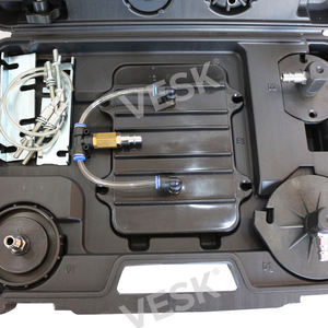 CLAUTOOL Outils automobiles Kit de purge de frein pneumatique Extracteur de liquide de frein à pression d'air Kits d'extraction de liquide de frein Dispositif de purge de frein de garage - Product Image 2