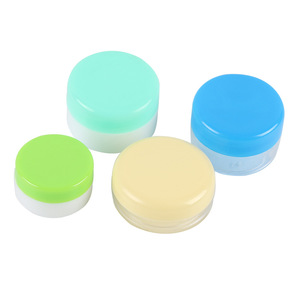 Transparent Bottom Cream Jar 5G 10G Cosmetic Refill Sample <b>Container</b> <b>Small</b> Pillbox Plastic PS Non Toxic General Packaging - Product Image 1