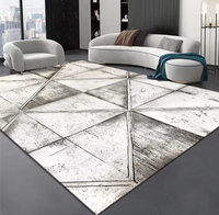 Tapis à poils plats sur mesure de grande taille, design moderne, antidérapant, fabriqué à la machine, pour usage domestique
