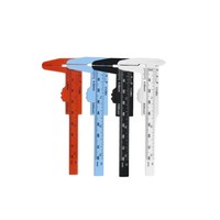 EXPLOIT Simple pied à coulisse en plastique personnalisable 0-80/150MM étudiant expérience outil d'enseignement bricolage Grade OEM Support