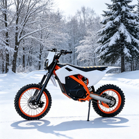 Vente en gros OEM Moto électrique tout-terrain pour adultes 72V 10KW, vitesse maximale 100 km/h, batterie 40Ah longue portée
