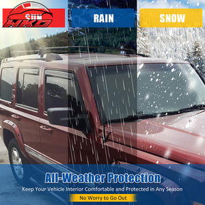 Déflecteurs de fenêtre latérale en acrylique pour Jeep Commander 06-10, pare-pluie - Product Image 6