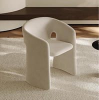 Roche Fort Chaise de salle à manger contemporaine pour bureau à domicile Salon Table de restaurant sur le thème du café Lounge Net Coffee Desk Leisure