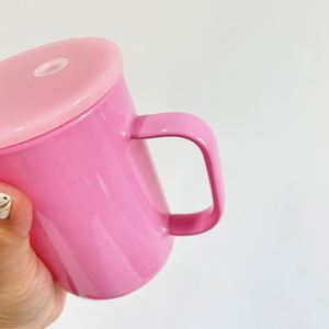 Taza de Vidrio Sublimable de 17 oz, Color Macaron Sólido, con Tapas de PP para Envolturas de Vinilo UV DTF - Product Image 5