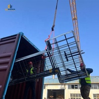 Grue à flèche basculante de 12 tonnes pour la construction de bâtiments de grande hauteur, équipement de manutention de matériaux