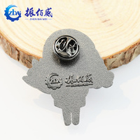 Broche de revers en alliage de zinc de haute qualité, émail souple, badge personnalisé, placage or/argent, couleurs personnalisées, motif animal de dessin animé