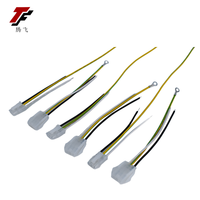 Rakitan kabel kustom profesional, dengan rangkaian kabel 2.54mm 2/3/4/5/6 Pin konektor wanita untuk aplikasi elektronik