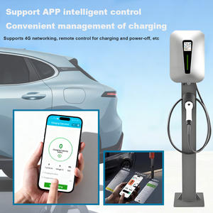 Estación de Carga de Piso CA 7/14/22kW, Estación de Carga Comercial para Vehículos Eléctricos Tipo 2, Compatible con OCPP1.6, Estándares de Carga IP54 - Product Image 6