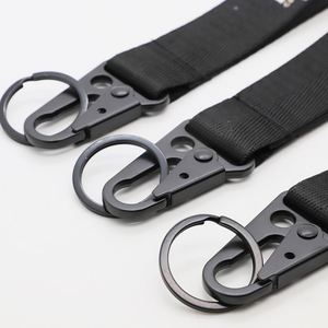 Custom Printed <b>Nylon</b> Keychain Lanyard with Eagle Claw Hook for Construction Business Gift Wholesale Short Lanyards - Product Image 2