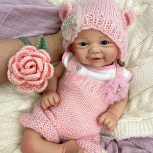 Bambole Reborn Realistiche Vivienne da 17" in Silicone per Bambina/Bambino Design Personalizzato da Foto/Campione Fornitura B2B all'Ingrosso con Certificazione CE - Product Image 2