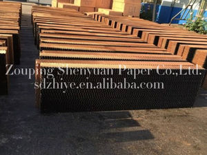 Neues Wabenförmiges Feuerhemmendes Verdunstungskühlpad für Geflügelfarmen Gewächshaus-Kühler Tierhaltung-Kühlausrüstung - Product Image 3