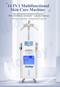 14 En 1 Hydra máquina oxigenación cara limpieza profunda diamante dermoabrasión instrumento húmedo fábrica venta al por mayor máquina de salón - Product Image 4