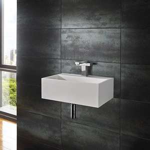 Hôtel <span class=keywords><strong>WC</strong></span> blanc solide surface intégrée profonde salle de bain acrylique lavabo éviers - Product Image 4