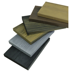 Revêtement de terrasse imperméable résistant aux UV, large, texture de grain de bois en relief 3D, composite pour jardin et <span class=keywords><strong>piscine</strong></span> - Product Image 4