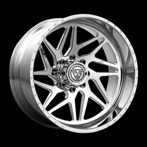 X कस्टम गहरे होंठ जाली पहिया 22x12 24x14 26x16 28 16 28x16 पॉलिश ऑफरोड अलॉय रीम, फोर्ड F150 राम जीएमसी सिल्वरडो पिकअप ट्रक - Product Image 4