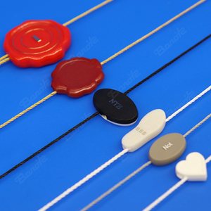 Square Brand Swing <strong>Tag</strong> <strong>Seal</strong> Two Sides Buckled Customized String <strong>Seal</strong> Multiple Craft Hang <strong>Tag</strong> <strong>Seal</strong> - Product Image 2