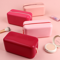Sac de toilette de luxe en silicone brillant et écologique pour le voyage – Vente en gros pour fournisseurs