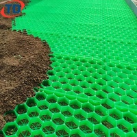 Grille de protection de pente en HDPE pour gravier et gazon pour allée