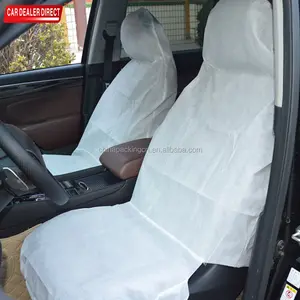 Kit de proteção para assento de carro, capa não tecido descartável, não tecida, descartável, não tecida, kit de cobertura de assento de carro