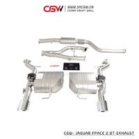 Silencieux d'échappement, haute Performance, avec Valve Catback, pour Jaguar f-pace 2.0T/3.0T, nouveauté 2017, fabrication chinoise