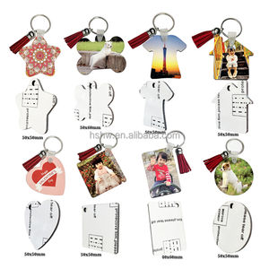 <span class=keywords><strong>Kit</strong></span> de 20 pièces de porte-clés vierges <span class=keywords><strong>en</strong></span> MDF pour sublimation, fabrication de porte-clés <span class=keywords><strong>en</strong></span> <span class=keywords><strong>bois</strong></span> fini double face pour transfert thermique, fabrication de cadeaux - Product Image 2