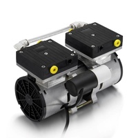 Large Flow HNBR Electric Diaphragm Small Gas Pump 12V 24V DC Oil Free Micro Diaphragm air Pump for Vacuum Suction